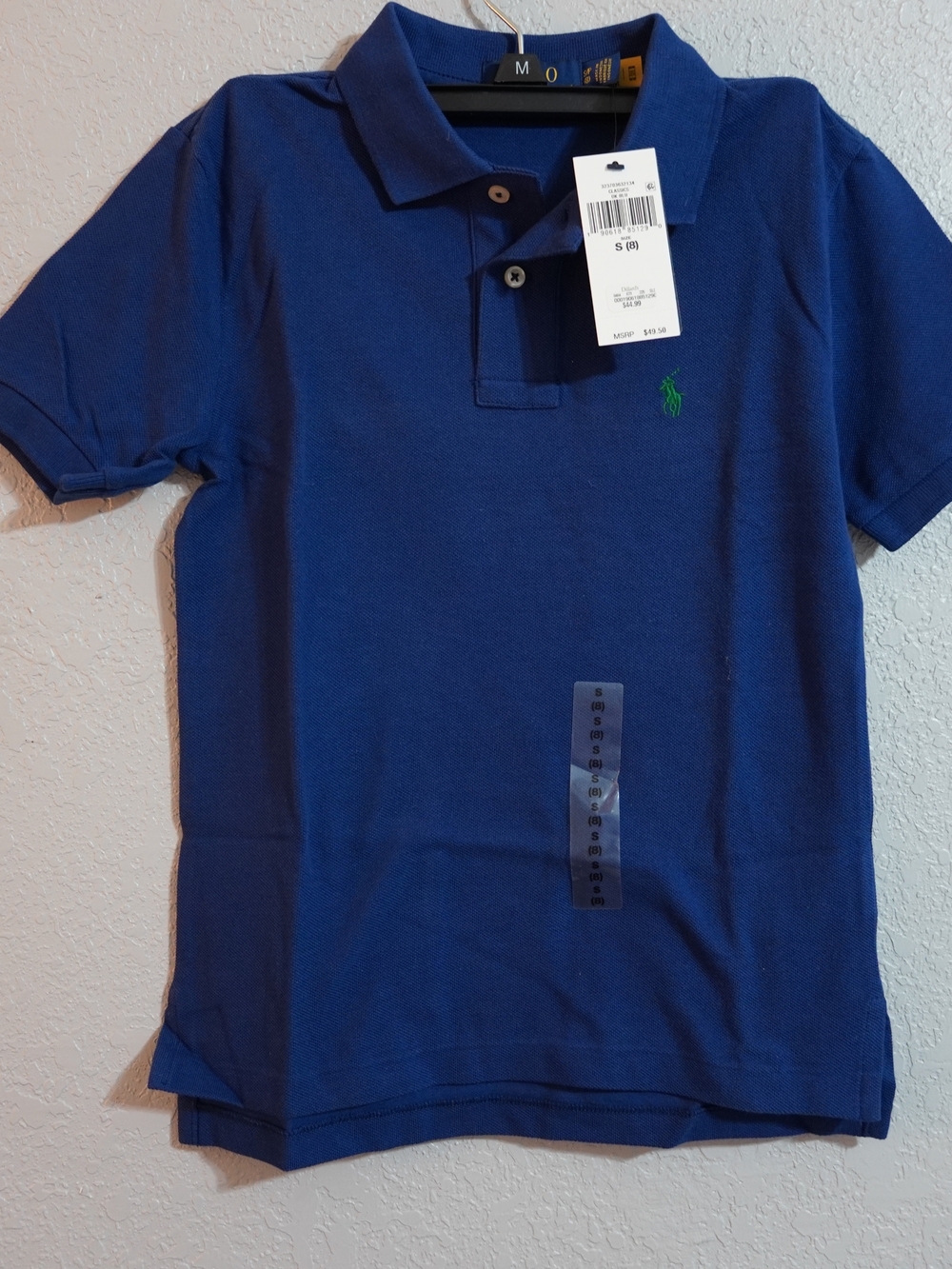 Ralph Lauren Polo Shirt in Royal Blue with Green Logo